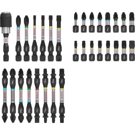 Bosch PRO Juego de Puntas Impact 31 piezas acero negro