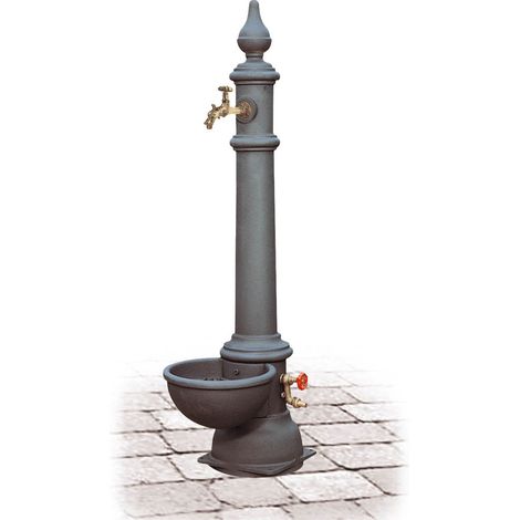 Fontana da Giardino con Rubinetto e Idrante in Ghisa Morelli Monachella (1/2)