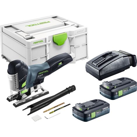 Festool PSC 420 EB-Basic Akku Pendelstichsäge 18 V 120 mm Brushless + 2x Akku 4,0 Ah + Ladegerät + Systainer