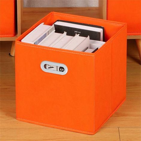 Boîte De Rangement Pliable - Cube De Rangement En Tissu Non Tissé - Pour Chambre Salon Bureau - Lot De 6 (1/5)