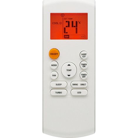 Télécommande Climatiseur Rétroéclairée Compatible US-AUTRES (1/4)