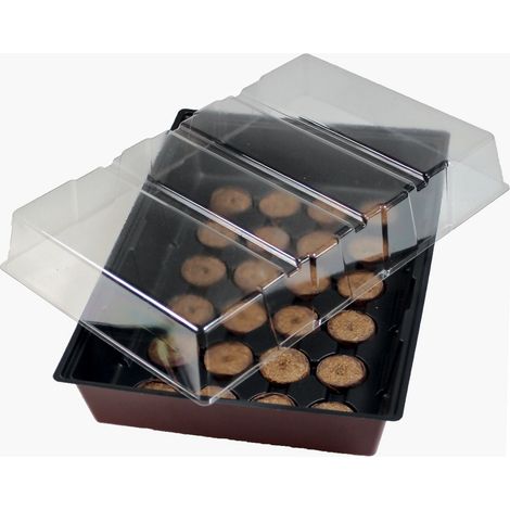 Serre avec 24 pastilles 35 x 23,5 x 11cm (1/5)