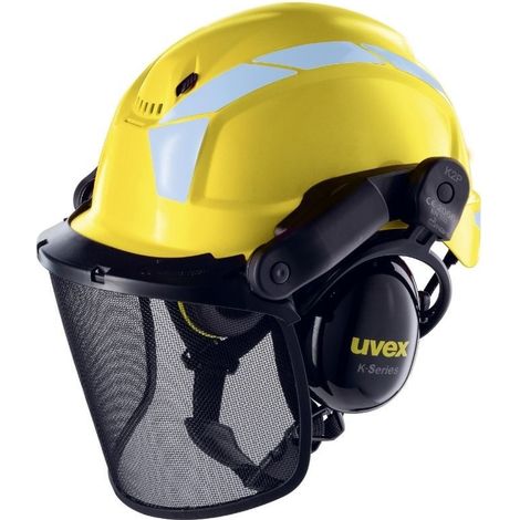 Kit casque forestier Pheos Forest UVEX 9774 - Jaune - Taille unique