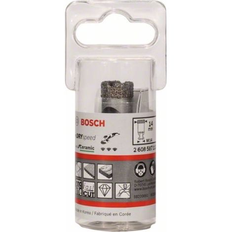 Coronas diamante en seco Dry Speed Best Ceramic 14x30mm BOSCH 2608587113