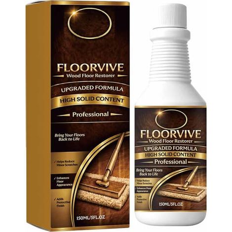 Rénovateur pour planchers de bois franc : élimine les rayures superficielles, applique une couche protectrice et offre une finition brillante sans traces. 150 ml (1/4)