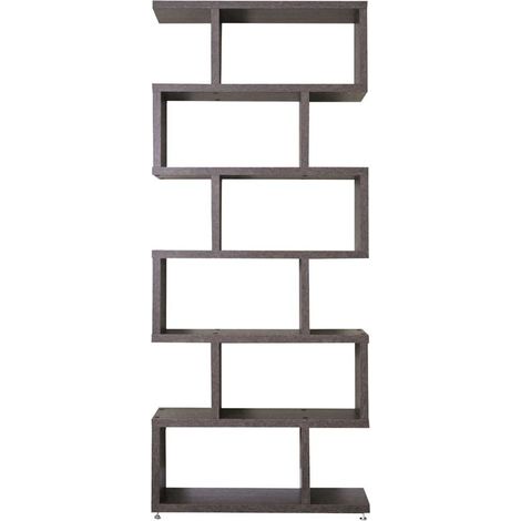 TOPKIT | Étagère Florida Zig Zag 6380 | Étagères de salon | Paravent | Wengé (1/4)