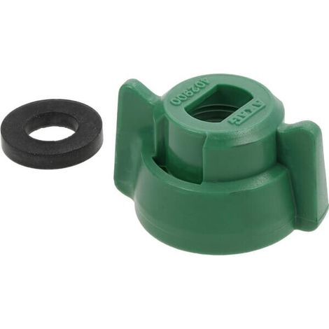 Tuerca de boquilla tipo bayoneta SW8 color verde con junta 25 uds. Arag ARAG 40290005P025