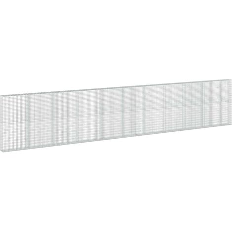 Gabion avec Fil de 5 mm et Maille de 5x10 cm 1050x30x200 cm vidaXL (1/5)