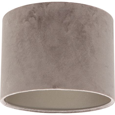 Steinhauer - abat-jour - Shade - argent - velours tissu - Ø 20cm