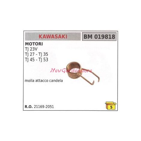 Feder Zündkerzenstecker Kappe Kappe Verbinder KAWASAKI Schalldämpfer TJ 23V TJ 27 019818