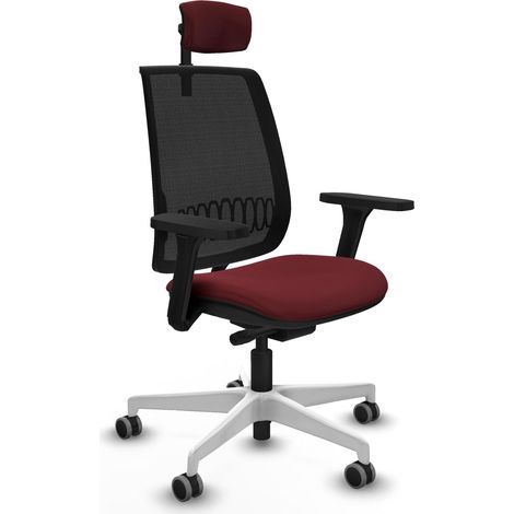 Silla de oficina piqueras y crespo Alares negro soporte lumbar reposacabezas (1/2)
