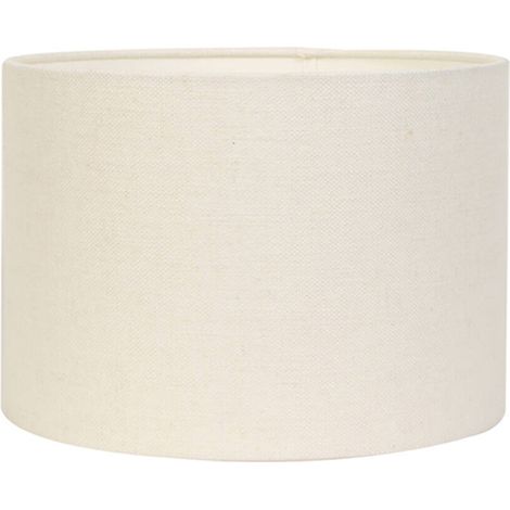 Light & Living - abat-jour - Livigno - blanc - textile - Ø 30cm -