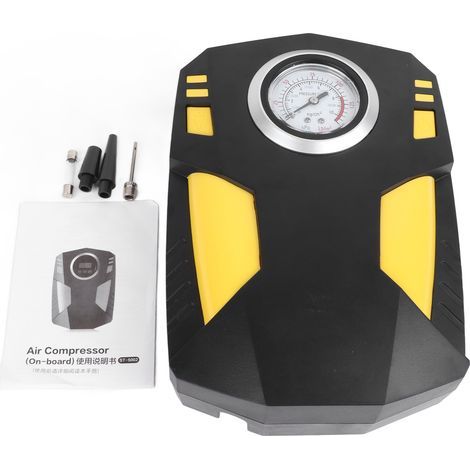 Portable Tire Inflator, 12V Air Compressor with Digital Pressure Gauge for Cars and Vehicles (1/5)