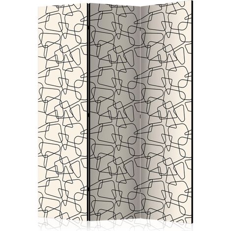 Paravento - Rounded Geometry [Room Dividers] - 135x172 (1/4)