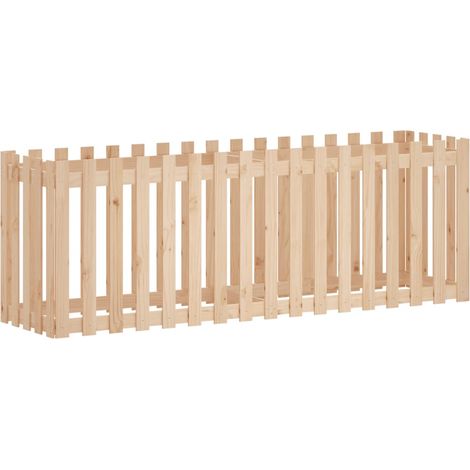 Maison Exclusive - Hochbeet Lattenzaun-Design 200x50x70 cm Massiv