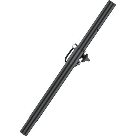 Poteau pour Caisson de Basses Renforcé avec Support Réglable en Hauteur - Compatible avec Les Fixations 35 mm - Prolongateur d'Enceinte avec Adaptateur 35 mm - Capacité de Charge 55 kg (121 lbs) (1/5)