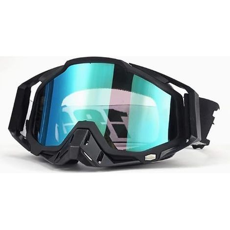 Lunette Moto Cross Masque Moto Cross Lunettes Moto Tout Terrain Motocross Goggles Lunettes Moto Coupe Vent pour VTT, Casques Ouverts (1/5)