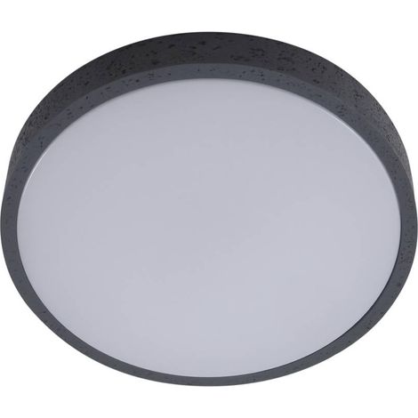 Lindby Lámpara de techo LED 'Manala' en Gris Plástico