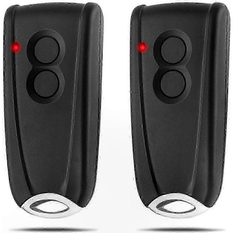 Télécommande universelle d'ouverture de portail - Lot de 2 émetteurs portables pour portails coulissants et battants (1/5)
