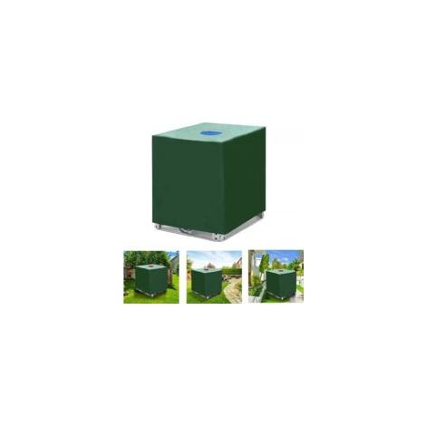 IBC Container Couverture Bâche de protection Solaire UV-Protection de 1000L Film de Pluie, Vert (1/5)
