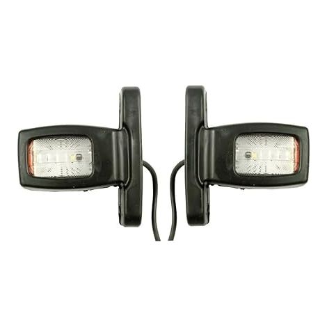 LED Feux Gabarit Position Feu Lateral Rouge Blanc Jaune 12v 24v Remolque Camion Camionette Lampe (1/5)