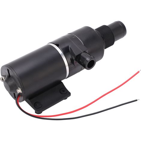 Pompe à eaux usées à haut débit 45 l/min / 12 gal/min pour camping-cars et yachts, pompe pour toilettes et fosses septiques, pompe pour broyeur d'ordures, 24 V CC (1/5)
