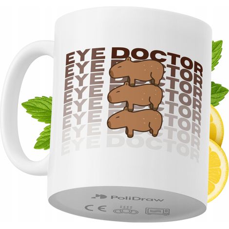Lustige Kaffee- oder Teetasse mit witzigem Textdesign für Augenärzte – ideal für Geburtstage, Namenstage, Feiertage und besondere Anlässe. Hochwertige Tasse für Zuhause, Büro und Arbeit. Farbe: Weiß, 