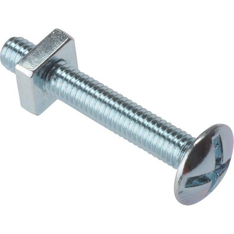 ForgeFix 25RBN640 Roofing Bolt ZP M6 x 40mm Bag 25 FORRBN640M (1/3)