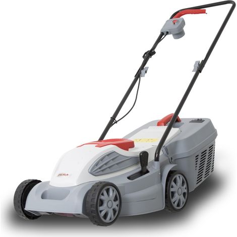 Tondeuse électrique 1600W Largeur de coupe 38cm Tonte & Ramassage Pelouse, Tondeuse gazon Bac 45L IKRA