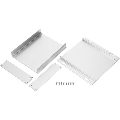 Boîtier électronique en alliage d'aluminium pour carte de circuit imprimé et décodeur, dimensions 27x131x130mm (1/5)