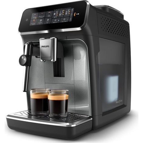 Philips EP3329/70 Kaffeevollautomat Mattes Schwarz Serie 3300 mit Milchschäumer