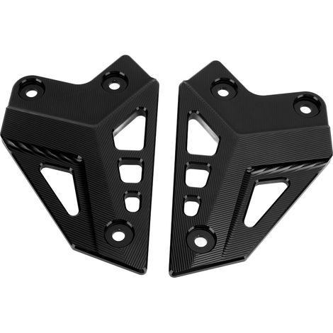 Protecteur repose-pieds moto plaque arrière talonnière aluminium antidérapant remplacement Z900 2017-2021 noir (1/5)