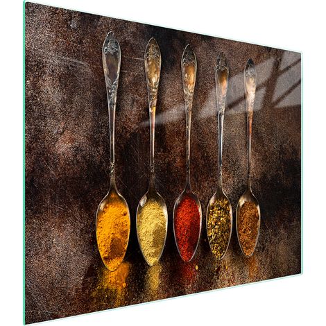 Glasschneidebrett 52x30 Gewürze (1/5)