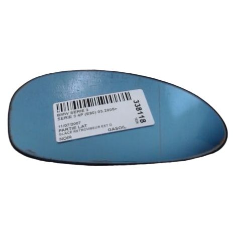 [PRODUIT D'OCCASION] Glace Retroviseur Exterieur D BMW Serie 3 (e90) 2005- ♻️ Ref Oe. 51167158902 - Garantie à vie (1/3)