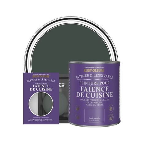 Peinture pour Faïence de Cuisine, Finition Satinée - After Dark (1/3)