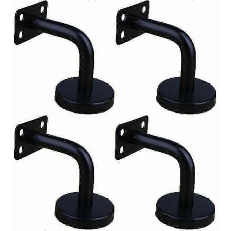 Supports de main courante en acier inoxydable - Ensemble de 4 pour rampes d'escalier murales