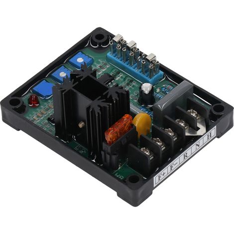 Panneau de régulation automatique de tension monophasé pour générateur, module AVR haute précision et stable 100-260 V 8 A (1/5)