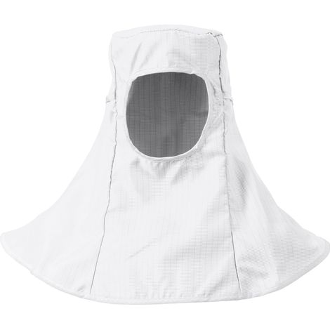FRISTADS 100649-900-ONESIZE Cleanroom hood 5R181 XR50 Weiß Gr. ONESIZE (1/2)