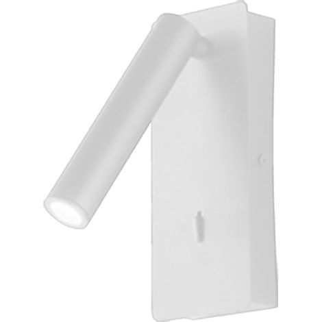 Applique LED de lecture avec prise USB Telescope - Blanc (1/2)
