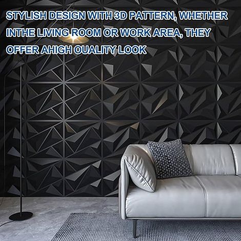 3D Brick and Stone Self-Adhesive Wallpaper, 30 x 30 cm 3D Adhesive Wall Panel, PVC Wall Panel, Decorative Wall Panel, Exterior Wall Siding Bathroom (1/4)