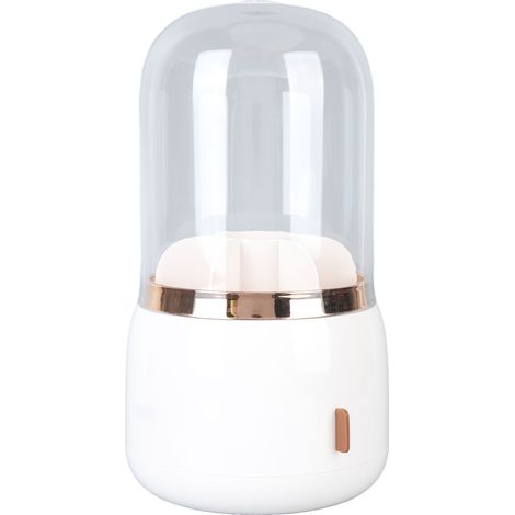 Pot de rangement pour pinceaux de maquillage, rouge à lèvres anti-poussière, crayon à sourcils, boîte de rangement cosmétique, porte-pinceaux rotatif (1/5)