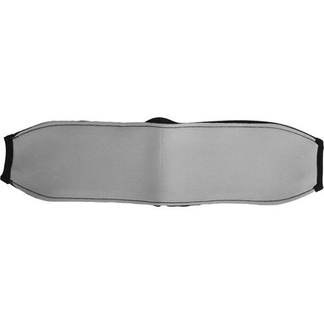 Housse de coussin d'oreiller de bandeau de casque de remplacement, grise, compatible avec écouteurs Meizu HD50 (1/5)