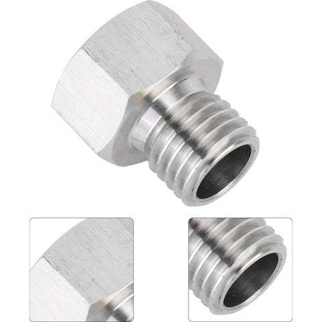 Adaptateur de Raccord NPT 1/8" Femelle vers Métrique M12X1.5 Mâle (1/5)