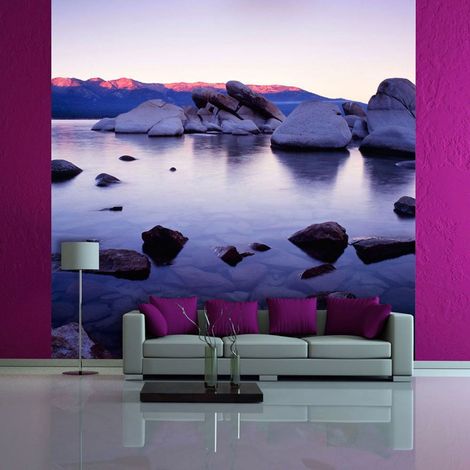Papier peint lac tahoe sierra nevada, amérique du nord - 250 x 193 cm (1/4)