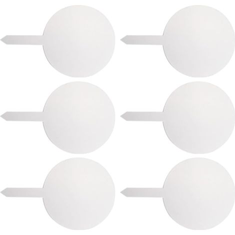Set mit 6 transparenten Acryl-Gartenetiketten, Pflanzenmarkierungen, Klassifizierungsschildern für Gemüsegarten und Blumen, wasserdichtes Zubehör für (1/5)