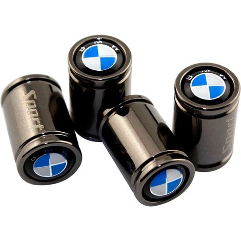 (F) 4 bouchons de valve de pneu de voiture compatibles avec M3 M5 M6 X1 X2 X3 X4 X5 X6 X7 F15 F16 F30 F31 F48 G30 E39 Décoration de voiture (1/5)