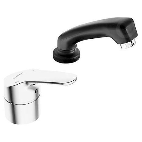 Hansa Mix - Robinetterie de coiffure avec douchette, chrome 01262183 (1/3)