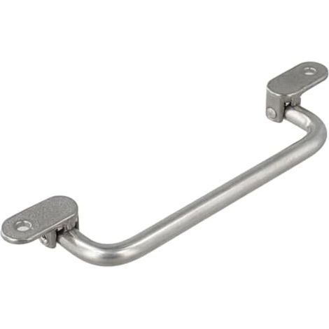 Poignées de placard, poignée de porte, poignée pliante en acier inoxydable 304, matériel de porte d'armoire industrielle avec design peu encombrant (180 mm) (1/4)