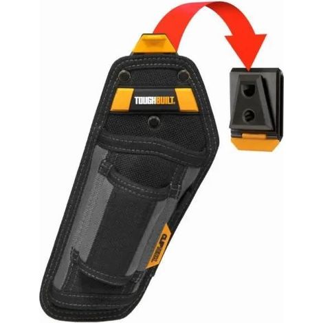 Borsa porta attrezzi ToughBuilt nero compatto robusto poliestere