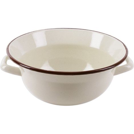 Ciotola da cucina smaltata per mescolare, impastare, preparare impasti per insalate, 26 cm, 2,5 L